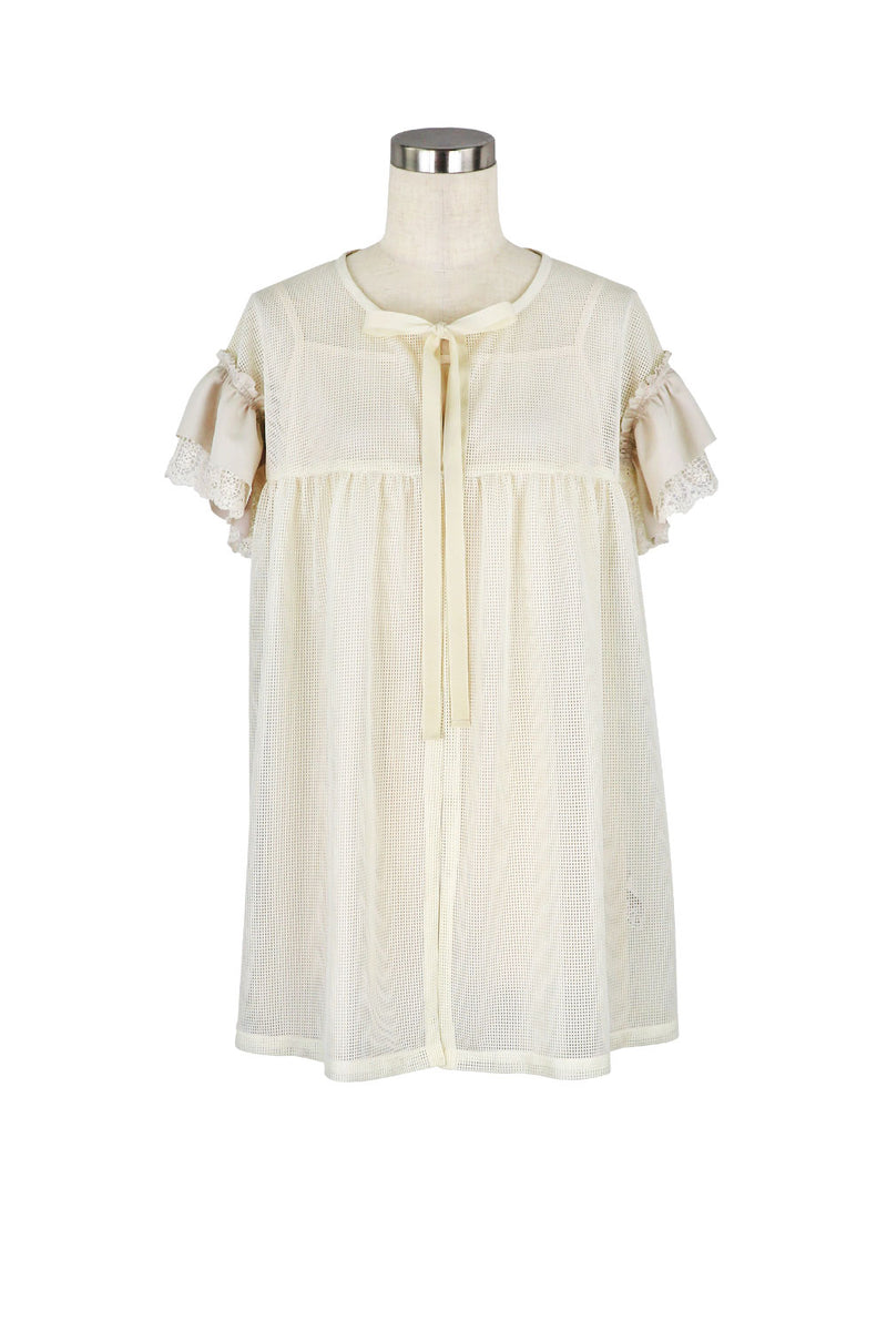 フリルスリーブジレ – IKUKO ONLINE SHOP