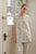 イクコ/IKUKO 接結花柄プリント ロングトップスパジャマ