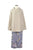 イクコ/IKUKO 綾ネル花柄 シープボアトップスパジャマ
