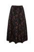 フラワージャガード　ロングスカート