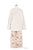 イクコ/IKUKO　綾ネル花柄プリント　シープボアトップスパジャマ