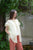 イクコ/IKUKO　レースバルーンＴシャツ
