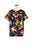 イクコ/IKUKO　接結ニット花柄プリント Ｔシャツ