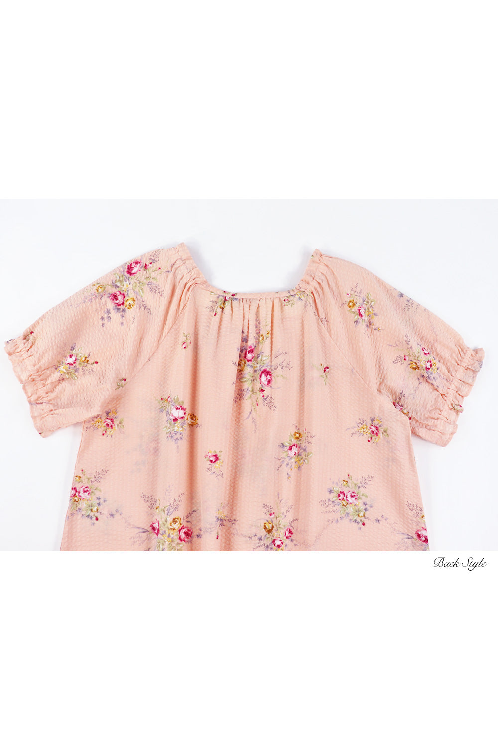 ローンリップル花柄 フロントレース半袖ネグリジェ – IKUKO ONLINE SHOP