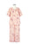 イクコ/IKUKO　ローンリップル花柄　フレアスリーブパジャマ