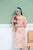 イクコ/IKUKO　ローンリップル花柄　フロントレース半袖ネグリジェ