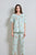 イクコ/IKUKO　ローンリップル花柄　フレアスリーブパジャマ