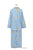 イクコ/IKUKO　リップル花柄プリント　襟付き長袖パジャマ