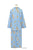 イクコ/IKUKO　リップル花柄プリント　襟付き長袖パジャマ