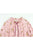 イクコ/IKUKO ダブルガーゼ花柄プリント 前開きギャザーパジャマ
