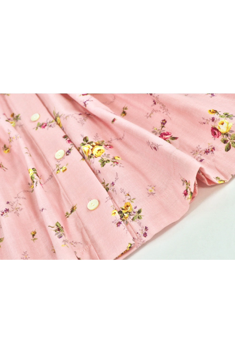 IKUKO/イクコ ダブルガーゼ花柄プリント 襟付きパジャマ – IKUKO